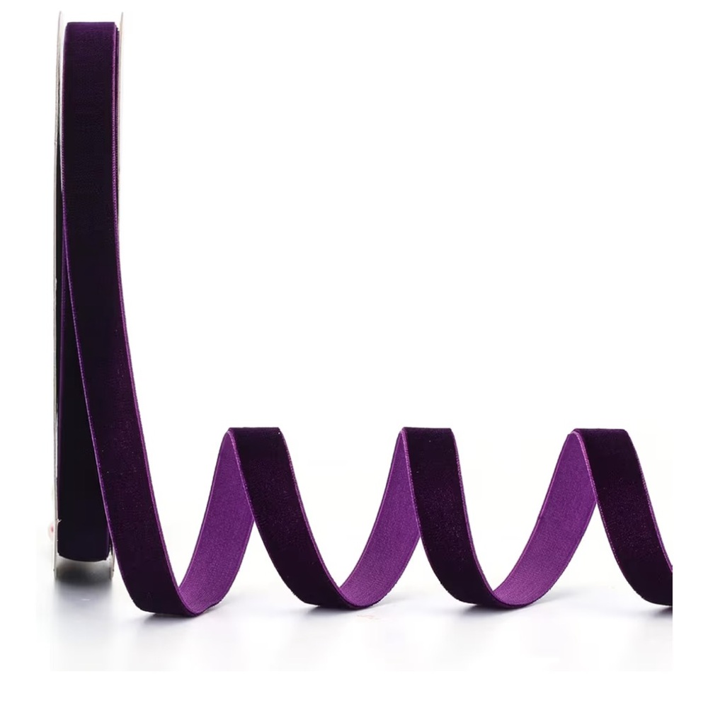 3 Premium Purple velvet Rolls